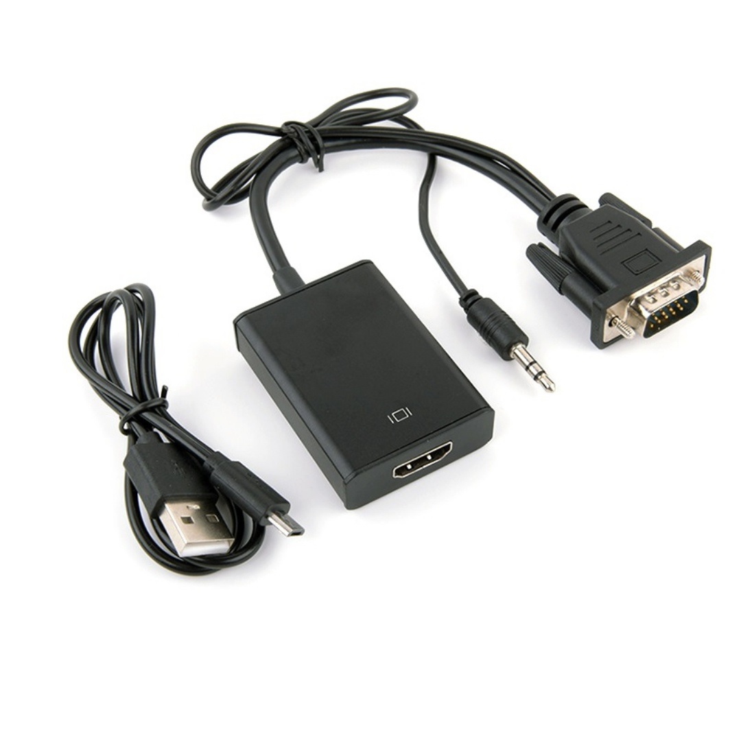 Cable Conversor VGA + Audio a HDMI